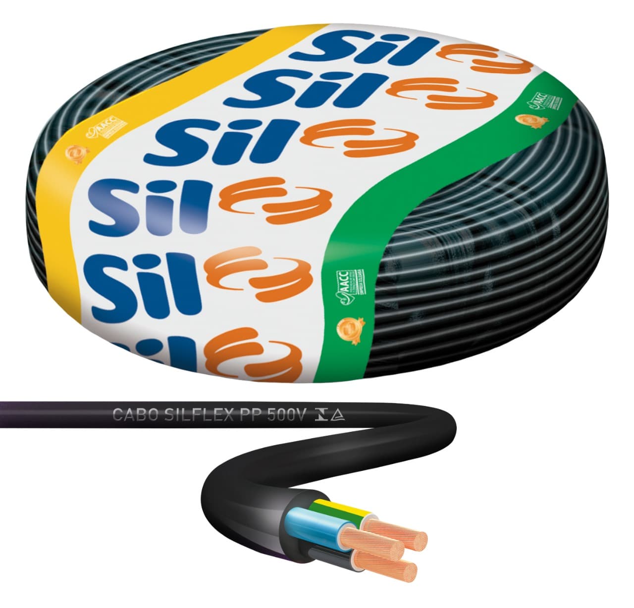 Cabo PP 3x2.5mm² 100m